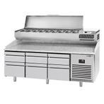 GGM Gastro | Pizza koelwerkbank Premium PLUS - 1980x700mm -, Verzenden, Nieuw in verpakking