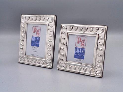 PG-Miani Argenteria - Fotolijst (2) - .925 zilver -, Antiek en Kunst, Antiek | Goud en Zilver
