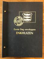 Nederland - Verzameling FDCs Enkhuizen in Davo album, Gestempeld