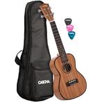Cascha HH 2035 premium concert ukelele met tas en plectra, Muziek en Instrumenten, Verzenden, Nieuw