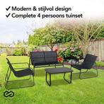2dekans | Infinity Goods Tuinset – Incl. Bank, 2 Stoelen &, Tuin en Terras, Tuinsets en Loungesets, Ophalen of Verzenden, Zo goed als nieuw