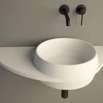 Fontein Ideavit Soliddual 3.0 70x35x14 cm Solid Surface Met, Doe-het-zelf en Verbouw, Sanitair, Ophalen of Verzenden, Nieuw