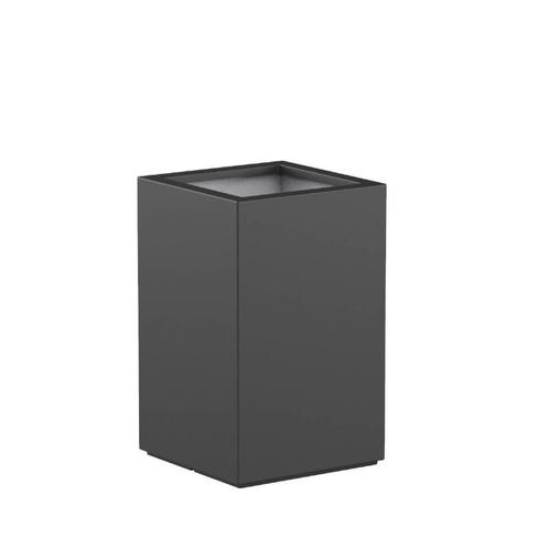 Polyester plantenbak 50x50x80cm - Met bodem, Tuin en Terras, Bloembakken en Plantenbakken, Minder dan 60 cm, Tuin, Vierkant, Nieuw