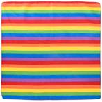 Fako Fashion® - Bandana - Regenboog Gestreept - Rainbow, Verzenden, Nieuw