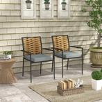 TRUUSK Tuinstoelen, Buitenstoelen, Terrasstoelen, Weerbesten, Verzenden, Nieuw