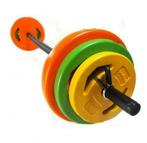 Sportbay® pump COLOR halterset 20 kg met 33 % KORTING!, Nieuw, Verzenden