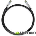 TP-LINK TL-SM5220-3M Glasvezel kabel SFP+ DAC Zwart, Nieuw, Verzenden
