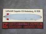 Hindenburg - Luftschiff Zeppelin Hndenburg enamel sign