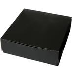 Taartdoos 30x30x10cm. Zwart 3st, Verzenden, Nieuw