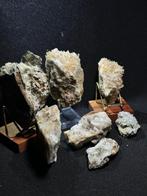 Lotto druse Alpine di QUARZO ialino italiano Kristallen op, Antiek en Kunst, Curiosa en Brocante