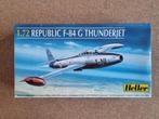 Heller 80278 Republic F-84 G Thunderjet 1:72, Hobby en Vrije tijd, Modelbouw | Vliegtuigen en Helikopters, Verzenden, Nieuw, Heller