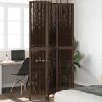 vidaXL Kamerscherm met 3 panelen massief paulowniahout, Verzenden, Nieuw