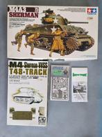 Tamiya 35250 M4A3 Sherman 1:35 + PE, tracks en metal barrel, Hobby en Vrije tijd, Modelbouw | Auto's en Voertuigen, Nieuw, Tamiya