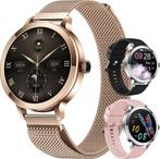 Golden Sound AMOLED Smartwatch Dames - 3 extra bandjes -, Sieraden, Tassen en Uiterlijk, Smartwatches, Ophalen of Verzenden, Zo goed als nieuw
