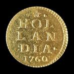 Nederland, Holland Gouden bezemstuiver 1760, Postzegels en Munten, Munten | Nederland