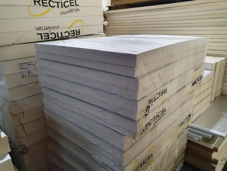 B-Keus PIR 2-zijdig Aluminium 1200x1000x100mm met sponning, Doe-het-zelf en Verbouw, Isolatie en Afdichting, Ophalen of Verzenden