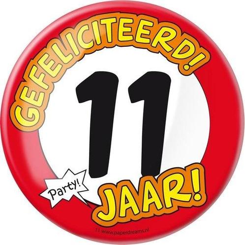 Paperdreams - Button XL - 11 Jaar, Verzamelen, Speldjes, Pins en Buttons, Ophalen of Verzenden