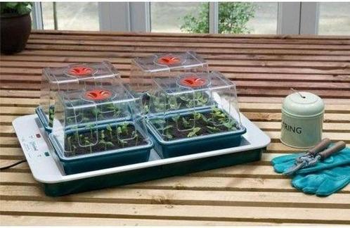 GARLAND FOUR TOP VERWARMDE PROPAGATOR MET AUTOMATISCHE TE..., Tuin en Terras, Plantenvoeding, Nieuw, Ophalen of Verzenden