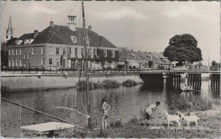 OMMEN - Stadhuis aan de Vecht, Verzamelen, Ansichtkaarten | Nederland, Verzenden