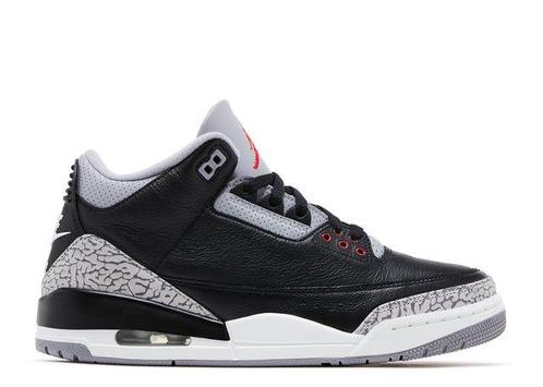 Nike Air Jordan 3 Retro Black Cement (2024) (Sneakers), Kleding | Heren, Schoenen, Sneakers of Gympen, Zwart, Nieuw, Verzenden