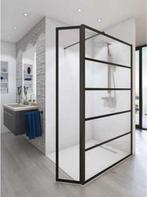 Sub 051 bewegend zijpaneel 34,5x200 cm. met decor, mat, Ophalen of Verzenden, Nieuw, Glas, Bad