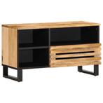 vidaXL Tv-meubel 80x34x46 cm massief ruw mangohout, Huis en Inrichting, Woonaccessoires | Cd- en Dvd-rekken, Verzenden, Nieuw