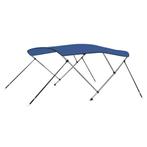 vidaXL Biminitop 3-boogs 183x160x137 cm blauw, Watersport en Boten, Verzenden, Nieuw