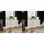 vidaXL Radiatorombouw 2 st 152 cm MDF wit, Doe-het-zelf en Verbouw, Verwarming en Radiatoren, Verzenden, Nieuw
