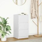 vidaXL Dressoir 37,5x35x76 cm bewerkt hout wit, Huis en Inrichting, Kasten | Dressoirs, Minder dan 50 cm, Verzenden, Nieuw, 25 tot 50 cm