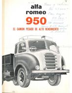 1954 ALFA ROMEO 950 VRACHTWAGEN BROCHURE SPAANS, Boeken, Auto's | Folders en Tijdschriften, Nieuw, Alfa Romeo, Author