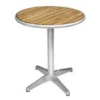 Bistro tafel - Rond - Aluminium &amp;amp; Essen - 60 cm - U4, Verzenden