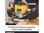 Powerplus Bovenfrees - 1200 W - 6 frezen - 35 mm diep, Doe-het-zelf en Verbouw, Verzenden, Zo goed als nieuw