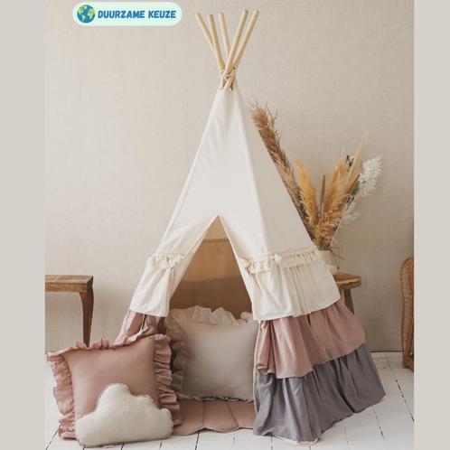 Tipi tent met franje | Powder (kindertent) (Speelgoed), Kinderen en Baby's, Speelgoed | Speeltenten, Nieuw, Ophalen of Verzenden