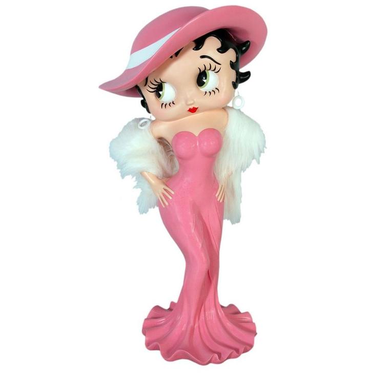 Betty Boop - Madame Beeld 98 cm roze, Verzamelen, Beelden en Beeldjes, Ophalen
