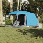 Kampeertent met verandakoepel 5-persoons waterdicht blauw, Tuin en Terras, Verzenden, Nieuw