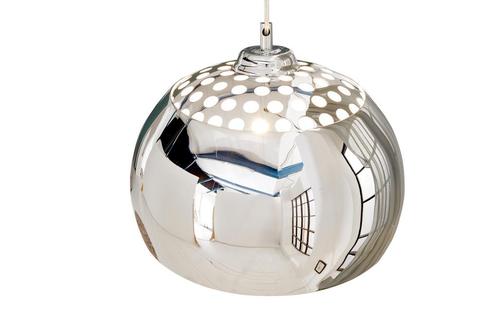 Hanglamp CHROME BALL 35cm chroom - 5862, Huis en Inrichting, Lampen | Hanglampen, Ophalen of Verzenden
