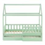 Kinderbed Marli - 90 x 200 cm - Mint - Incl. lades, Kinderen en Baby's, Kinderkamer | Bedden, Verzenden, Nieuw