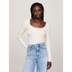 Tommy Jeans Curve Henleyshirt TJW MELANGE HENLEY LS EXT, Kleding | Dames, Verzenden, Nieuw