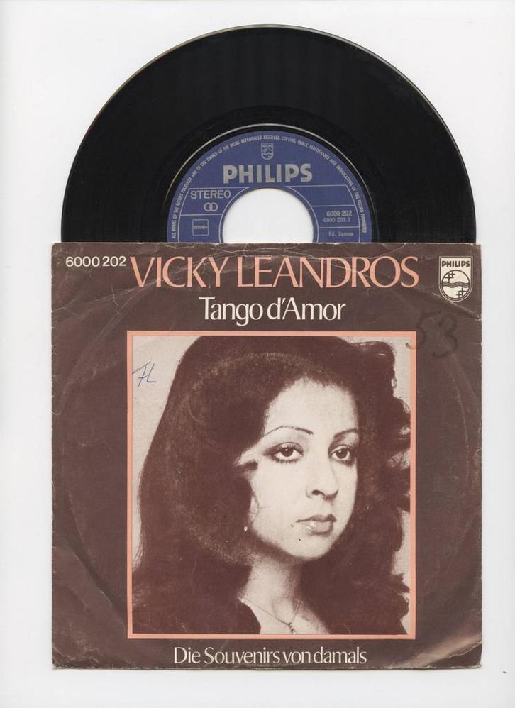 Vicky Leandros – Tango DAmor / Die Souvenirs Von Damal..., Cd's en Dvd's, Vinyl Singles, Verzenden