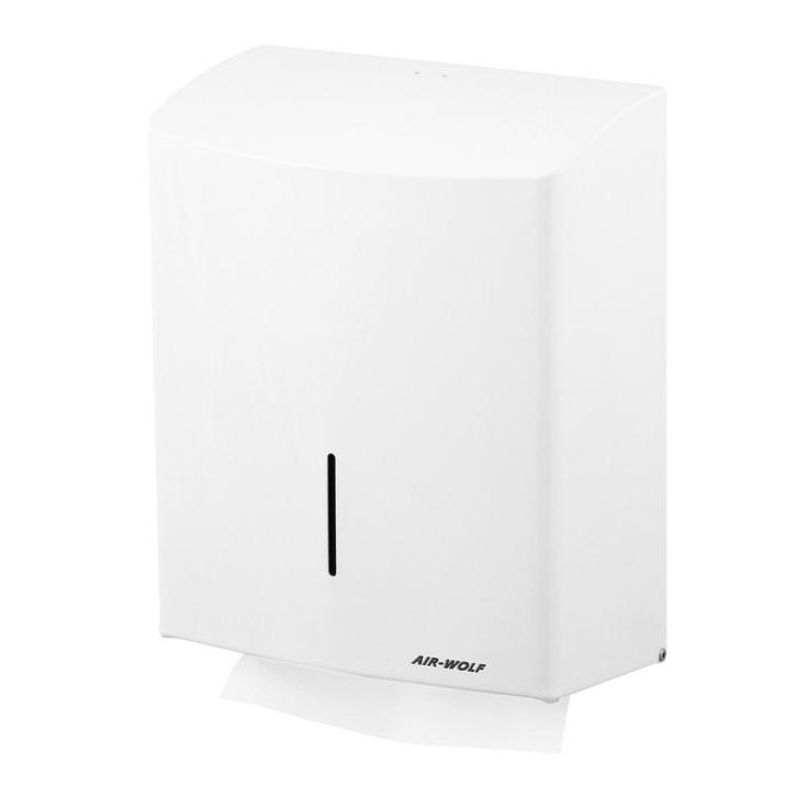 GGM Gastro | AIR-WOLF | Papieren handdoekdispenser - voor |, Huis en Inrichting, Badkamer | Badtextiel en Accessoires, Wit, Verzenden
