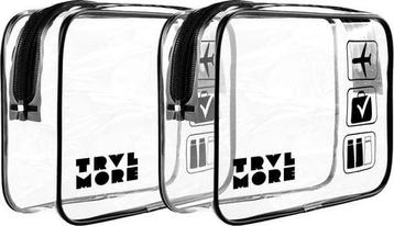Tweedekans | TRVLMORE Transparante Toilettas - 2 Stuks - beschikbaar voor biedingen