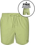 Muchachomalo Solid Zwembroek Groen maat XXL Heren, Muchachomalo, Verzenden, Nieuw, Overige maten