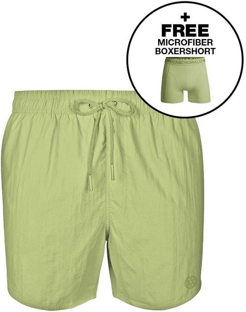 Muchachomalo Solid Zwembroek Groen maat XXL Heren, Kleding | Heren, Broeken en Pantalons, Groen, Nieuw, Overige maten, Verzenden