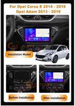 Opel Adam Corsa E 2013-2019 navigatie android 14 carplay dab, Auto diversen, Ophalen of Verzenden, Nieuw