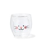 HEMA Glas dubbelwandig 7.2x6.8cm kat, Verzamelen, Glas en Borrelglaasjes, Verzenden, Nieuw