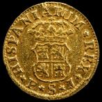 Spanje. Fernando VI. 1/2 Escudo 1750 - Sevilla PJ (Zonder