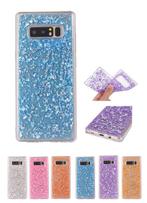 Galaxy Note 8 TPU Bling Glitterhoesje Bladgoud - Look, Telecommunicatie, Mobiele telefoons | Hoesjes en Frontjes | Samsung, Nieuw