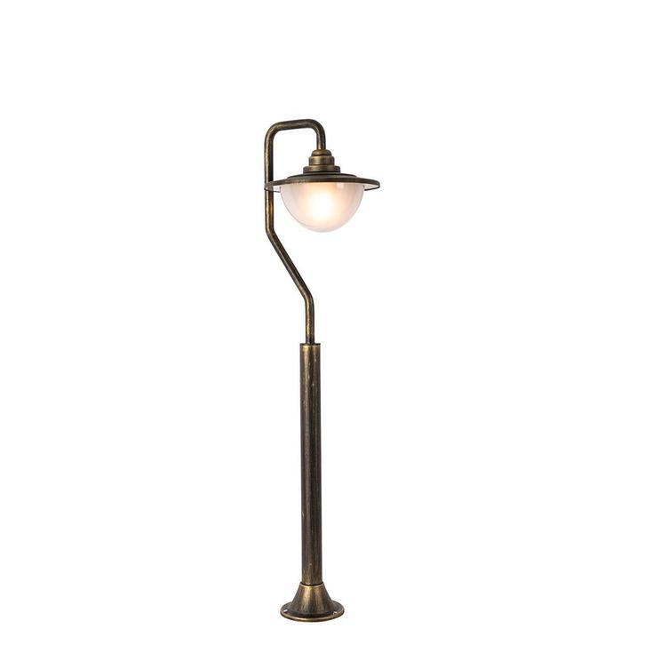 Klassieke buiten lantaarn antiek goud 100 cm IP44 - Bruges, Tuin en Terras, Buitenverlichting, Nieuw, Minder dan 50 watt, Overige materialen