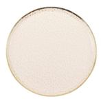 Perzikkleur Borden Gouden Stippen 24cm 8st, Verzenden, Nieuw