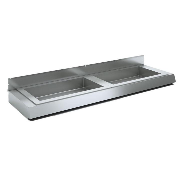 Optie : Bain-marie kuip 8x GN 1/1, H150mm, Zakelijke goederen, Horeca | Keukenapparatuur, Koelen en Vriezen, Verzenden